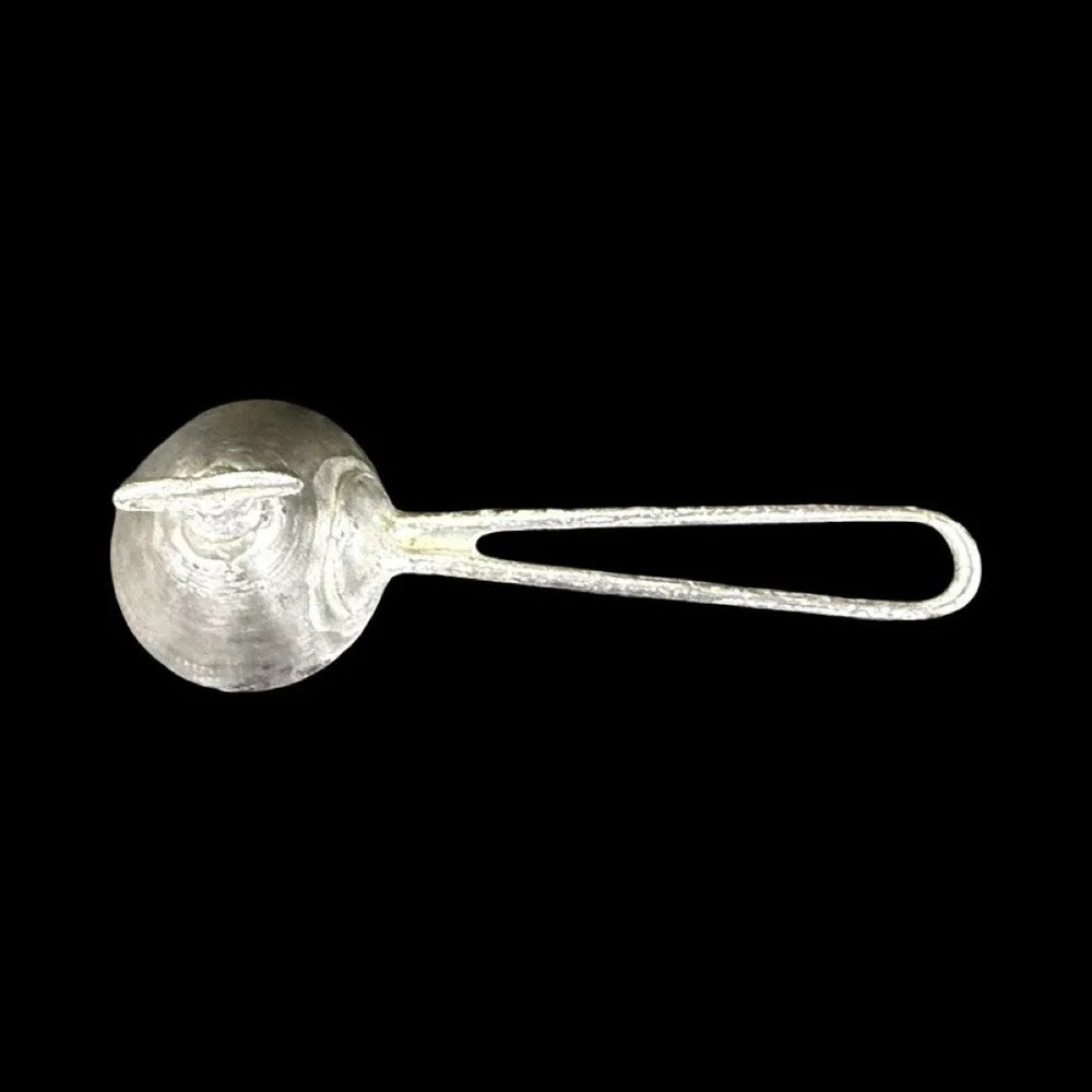 Clad's Conical Tin Ice Cream Scoop Vintage Key Twist Turn Mechanical #16 Antique
